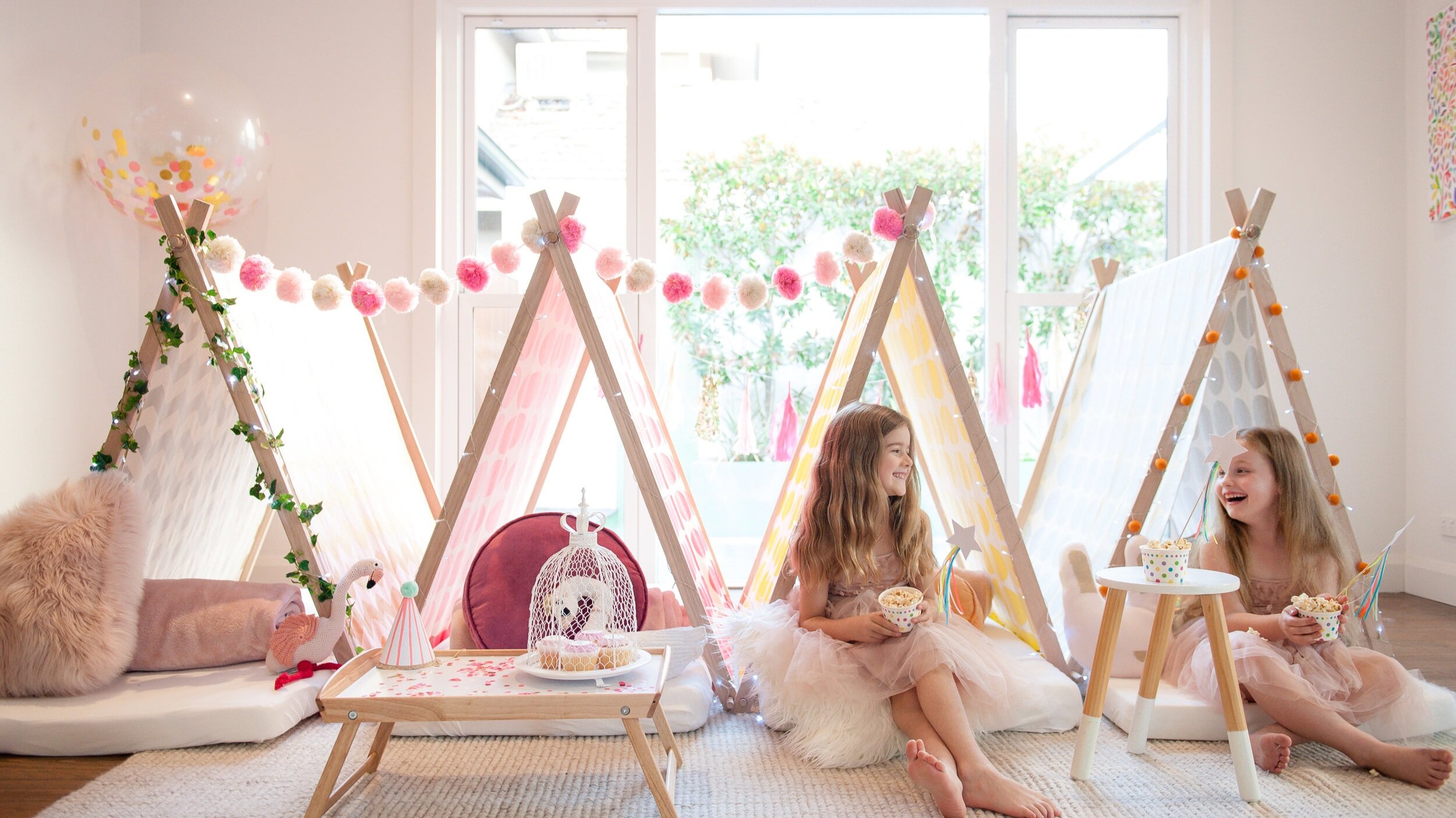 Teepee tent cheap sleepover